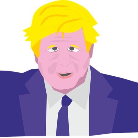 Boris Johnson in cartoon form