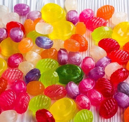 A selection of colourful sweets