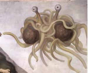 The Flying Spaghetti Monster the Universe.