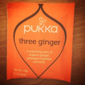 Pukka ginger tea bag