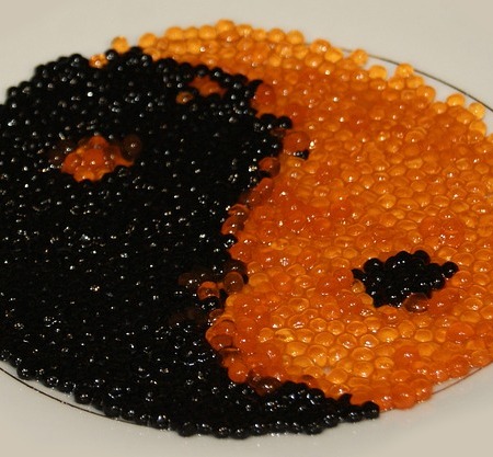 Caviar cake