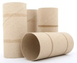 Cardboard toilet rolls