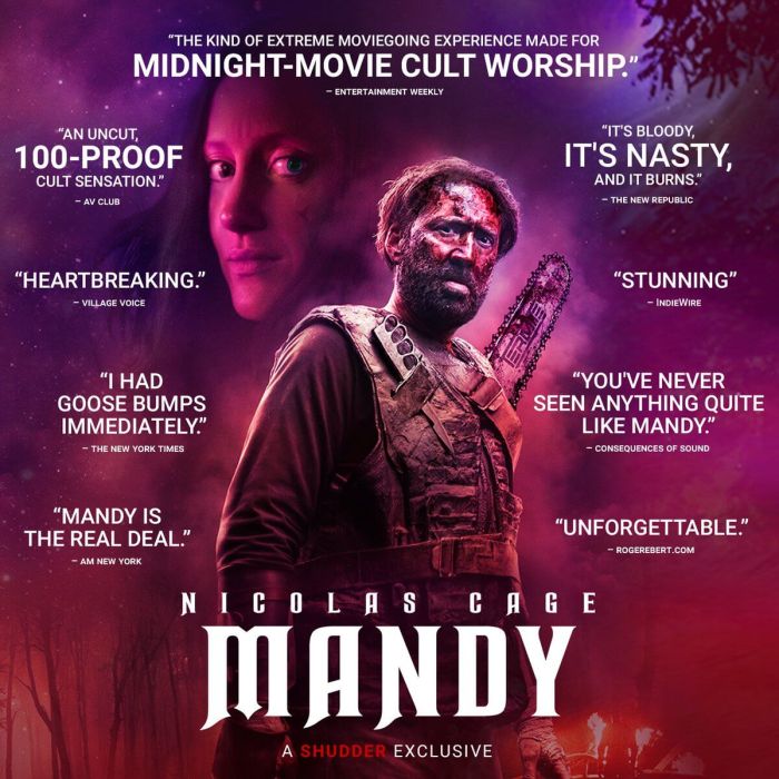 Mandy the 2018 film with Nic Cage
