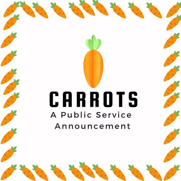 Carrots: A public service announcement