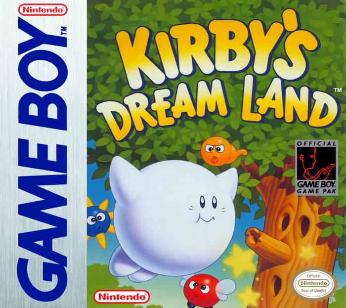 Kirby's Dream Land on the Game Boy